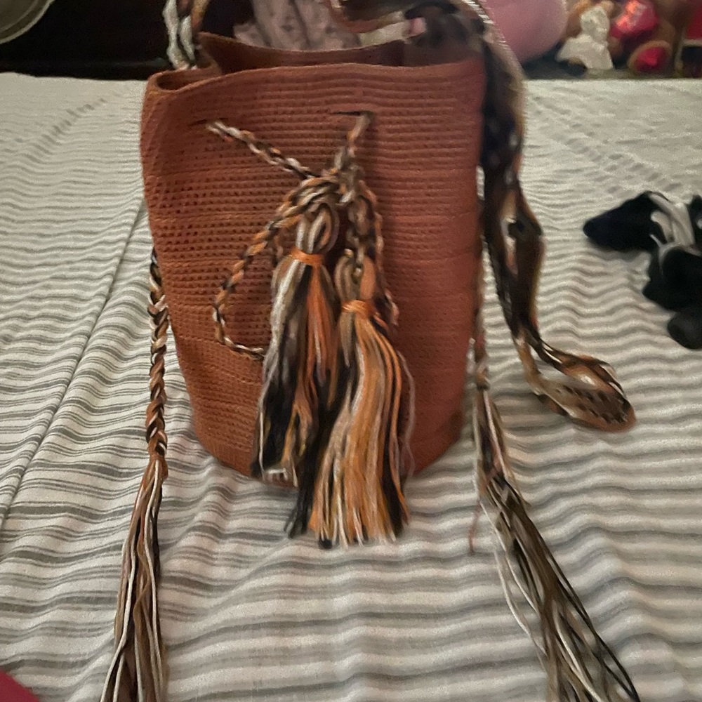 Drawstring Mexican bag
